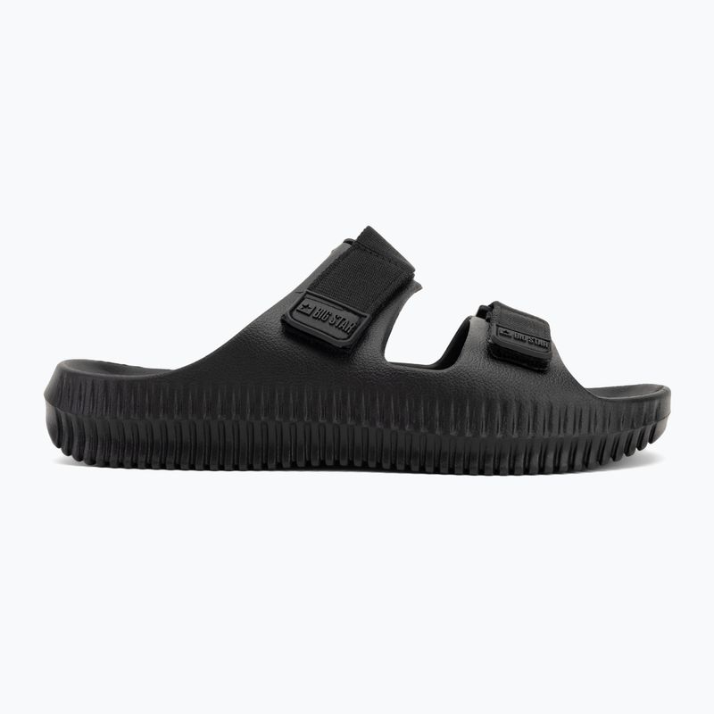 Big Star men's flip-flops RR174A026 black 2