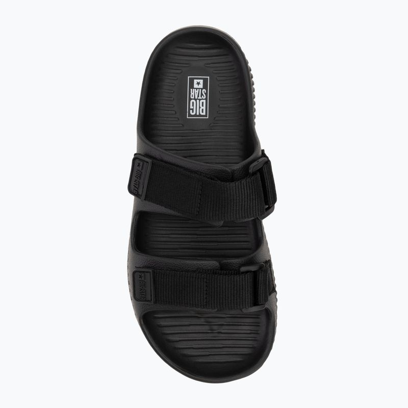 Big Star men's flip-flops RR174A026 black 5