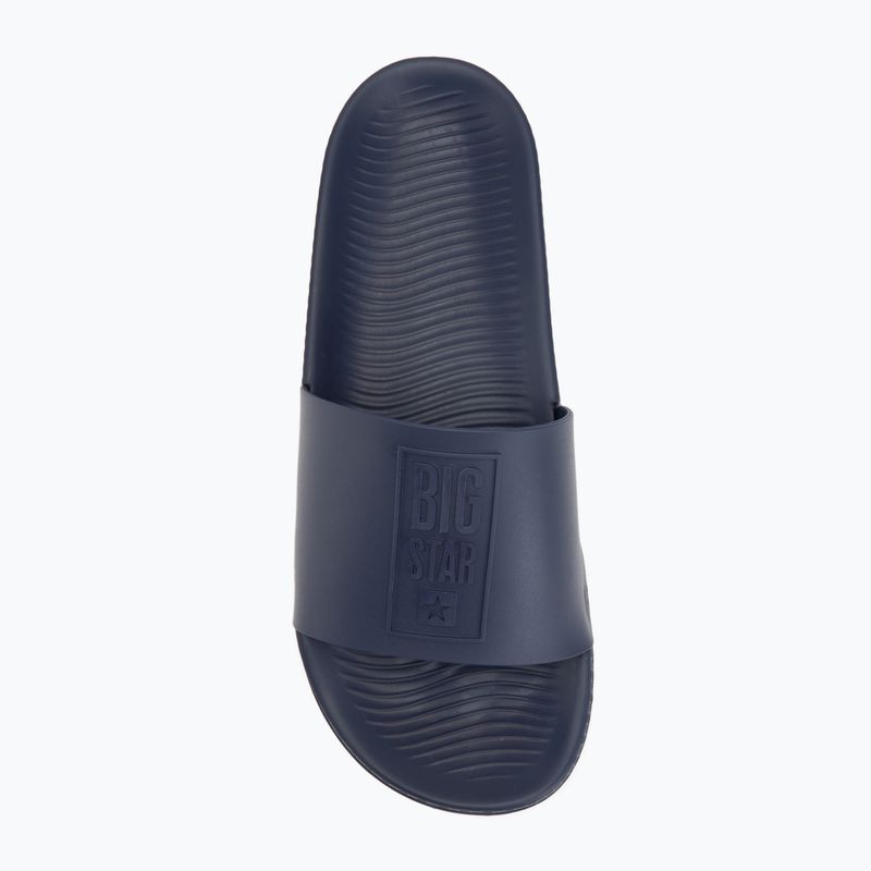 BIG STAR men's flip-flops RR174A040 navy blue 5