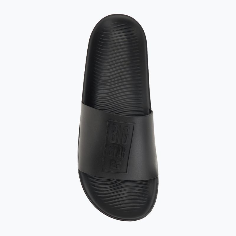 BIG STAR men's flip-flops RR174A041 black 5