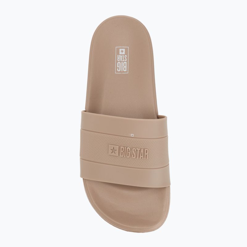 BIG STAR men's flip-flops RR174A048 beige 5