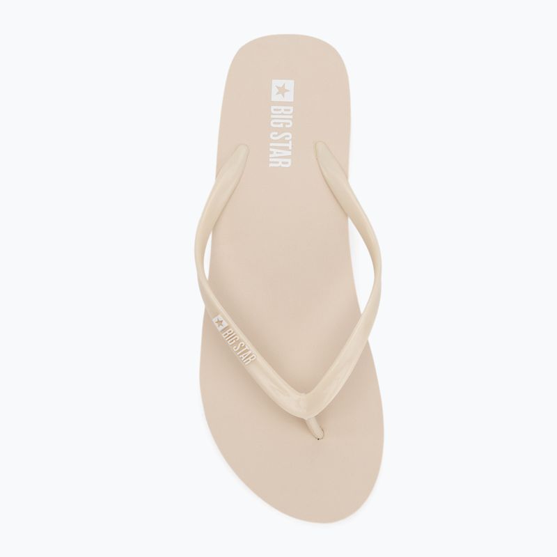 Women's flip-flops BIG STAR RR274A551 beige 5