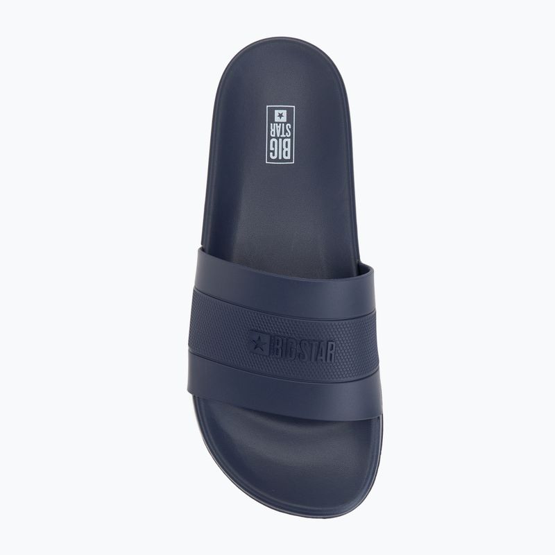 BIG STAR men's flip-flops RR174A047 navy blue 5