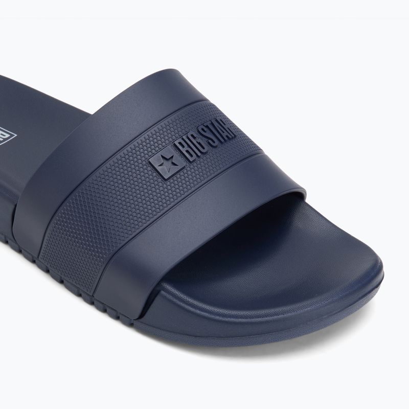 BIG STAR men's flip-flops RR174A047 navy blue 7