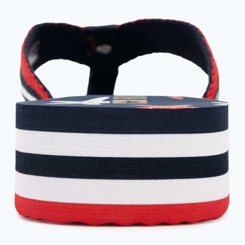 BIG STAR women's flip flops RR274A127 navy blue / red 6