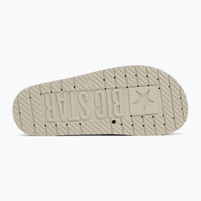 BIG STAR women's flip flops RR274A542 beige 4