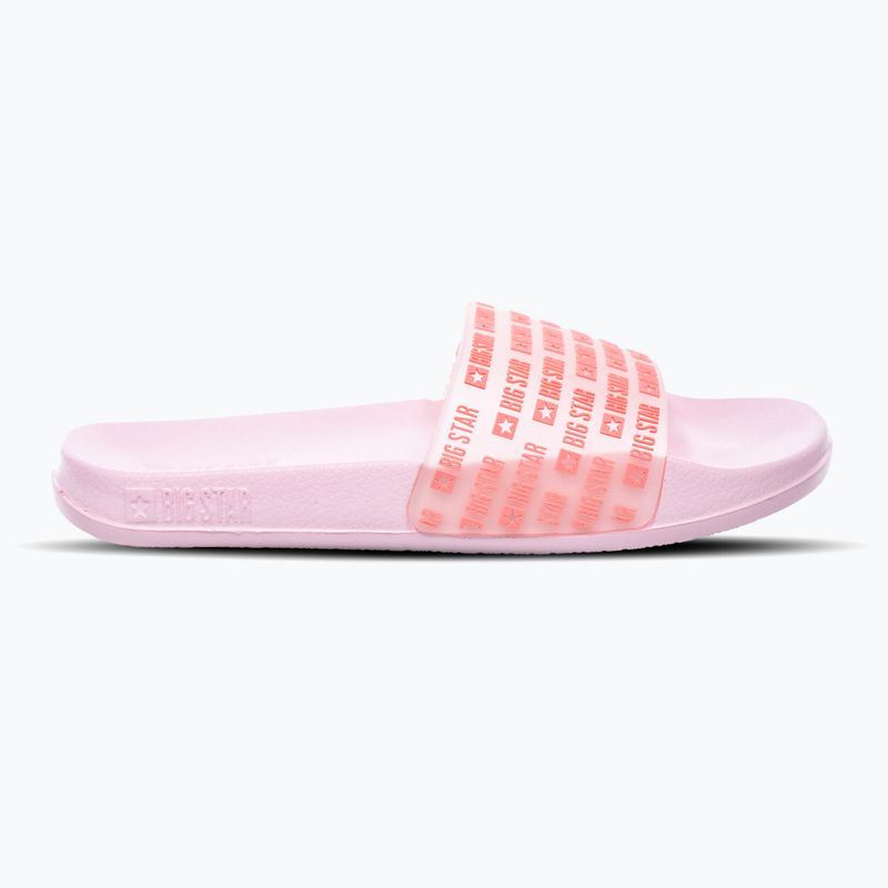 Big Star women's flip-flops RR274A502 pink