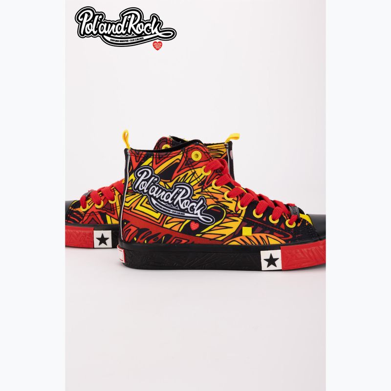 BIG STAR men's trainers SS174501 black/red/yellow 13