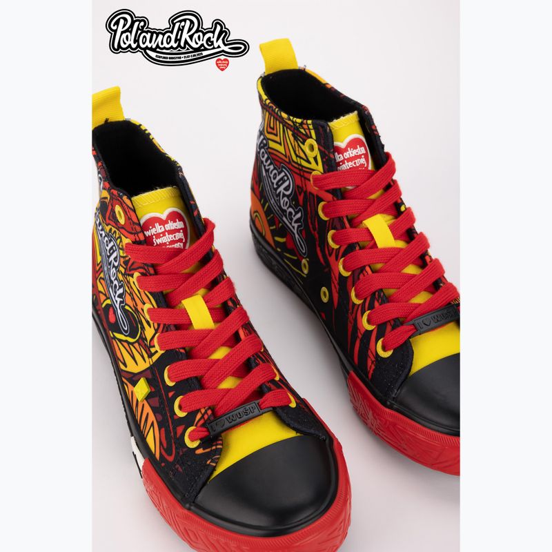 BIG STAR men's trainers SS174501 black/red/yellow 16