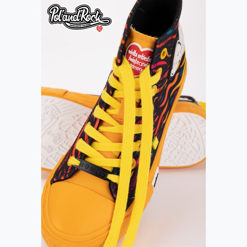 BIG STAR men's trainers SS174503 yellow/red 16