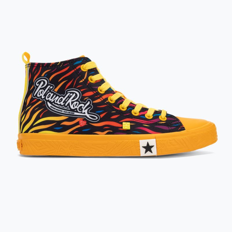 BIG STAR men's trainers SS174503 yellow/red 3