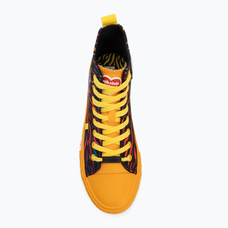 BIG STAR men's trainers SS174503 yellow/red 6