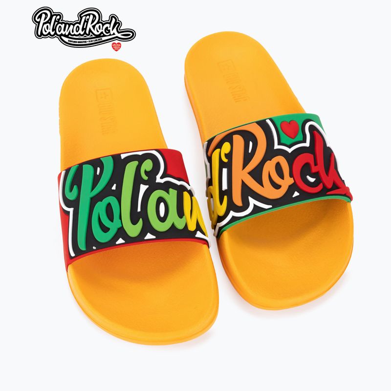 BIG STAR men's flip-flops SS174507 yellow 3