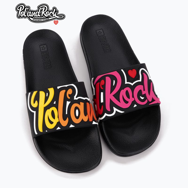 BIG STAR men's flip-flops SS174508 black 3