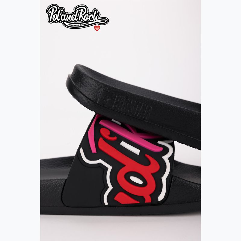 BIG STAR men's flip-flops SS174508 black 5