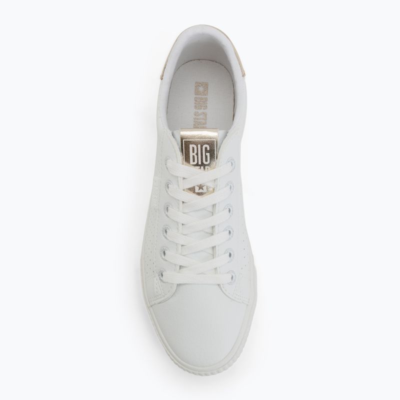 Women's trainers BIG STAR TT274020 white/gold 5