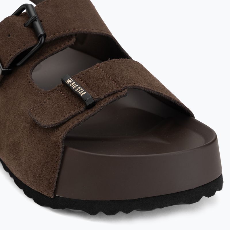 Women's sandals BIG STAR TT274236 dark brown 7