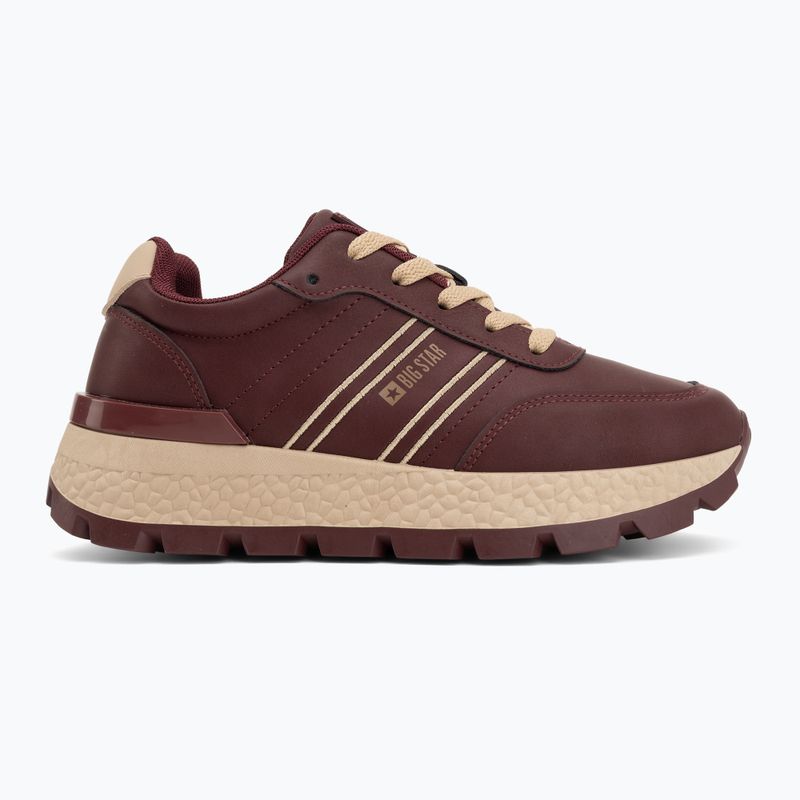 Women's shoes BIG STAR UU274041 burgundy 2