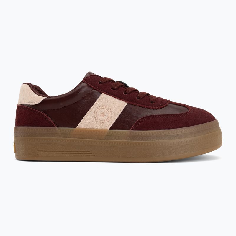 Women's shoes BIG STAR UU274013 burgundy 2