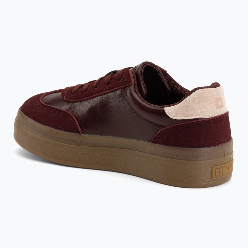 Women's shoes BIG STAR UU274013 burgundy 3