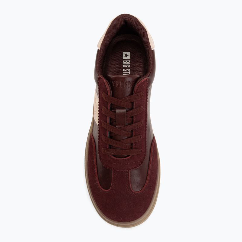 Women's shoes BIG STAR UU274013 burgundy 5