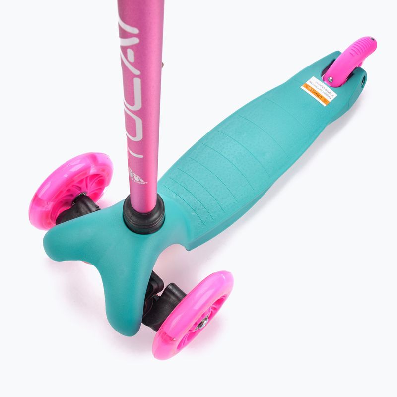 Children's tricycle scooter Meteor Tucan blue-pink 22557 8