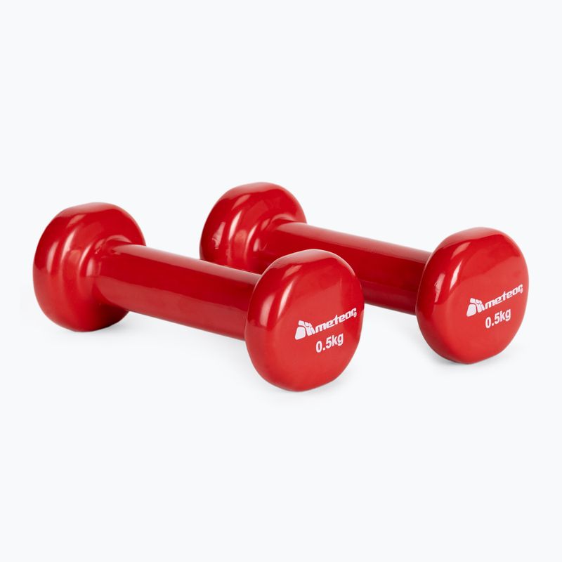 Meteor dumbbells 2 x 0.5 kg red 30180