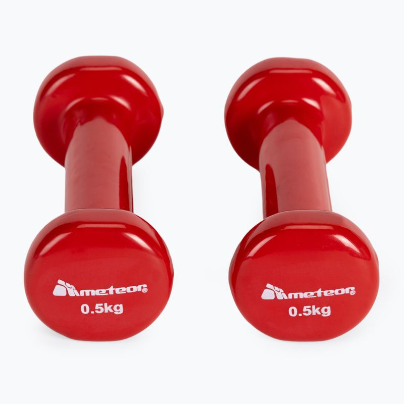 Meteor dumbbells 2 x 0.5 kg red 30180 3
