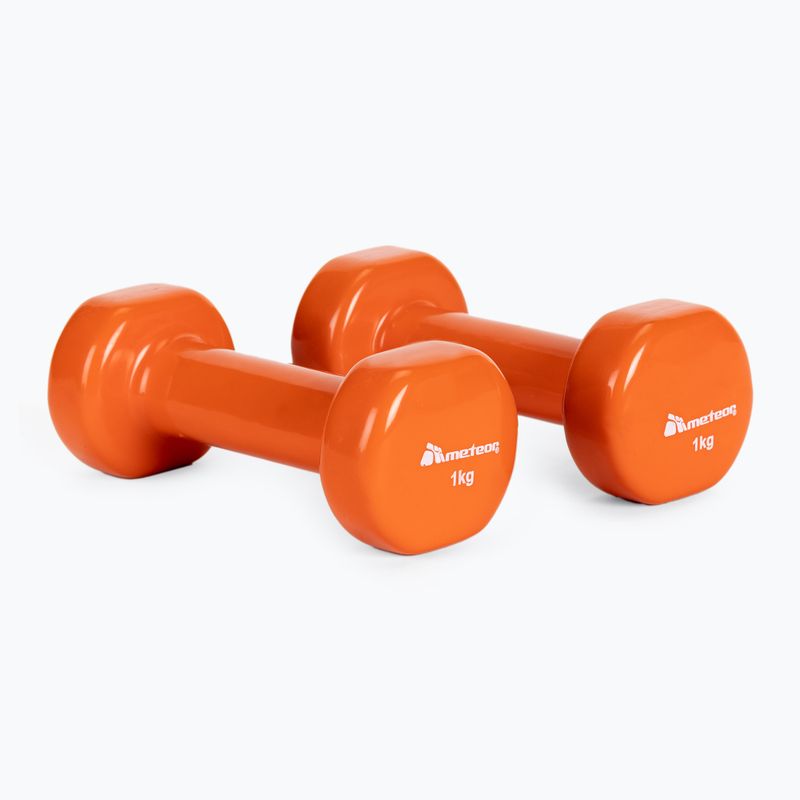 Meteor dumbbells 2 x 1 kg orange 30182