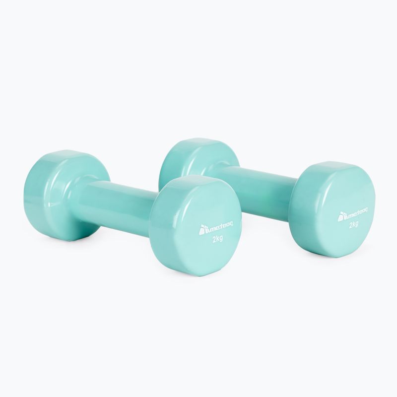 Meteor dumbbells 2 x 2 kg mint 30184