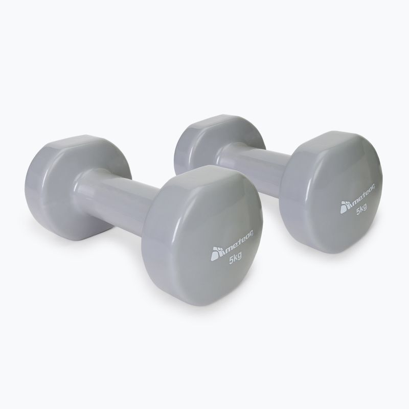 Meteor dumbbells 2 x 5 kg grey 30187