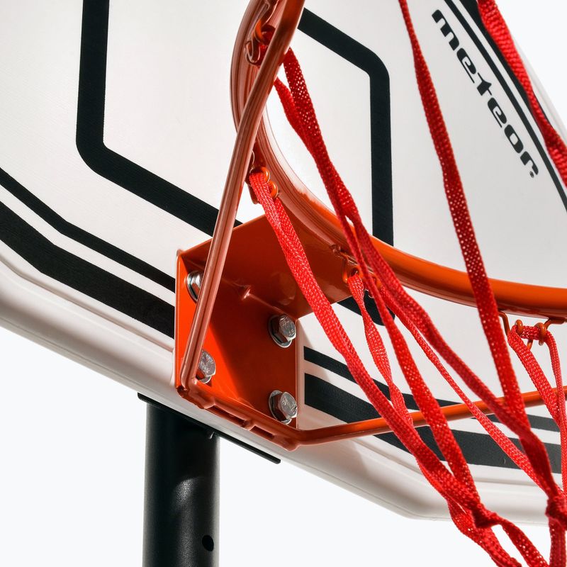 Portable basketball basket Meteor Boston 18 black and white 20084 6
