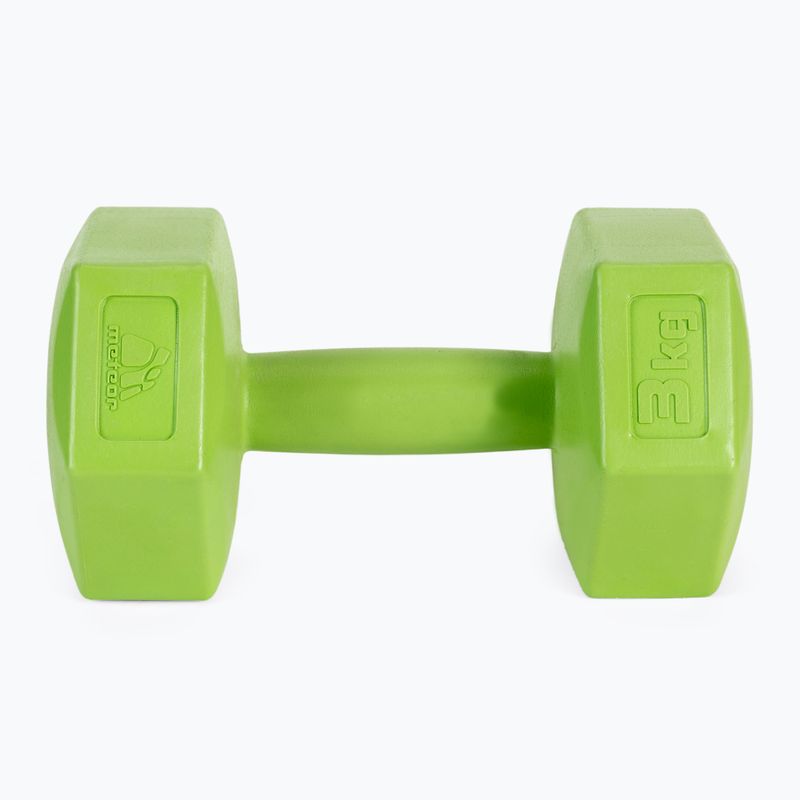 Meteor bitumen dumbbells 2 x 3 kg green 30167 4