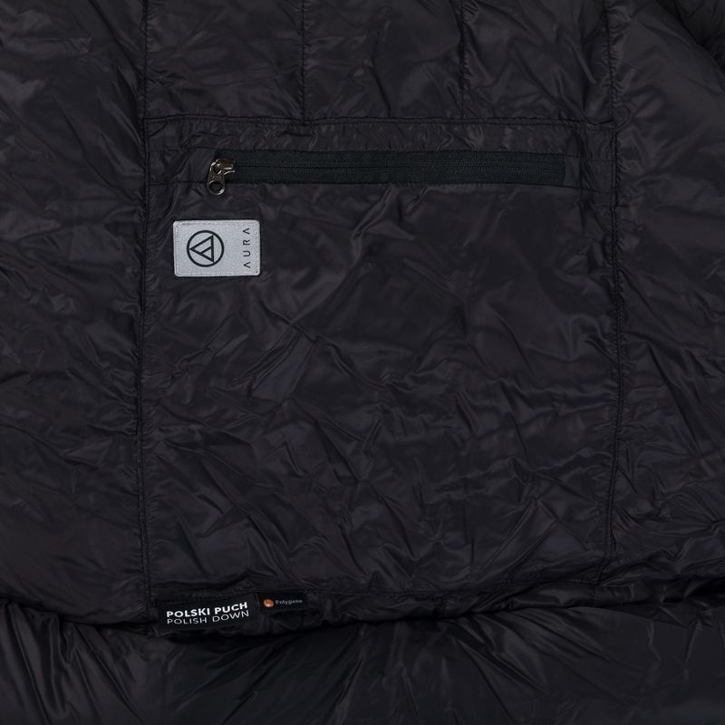 Sleeping bag AURA Nom 200 left grey AU07085 7