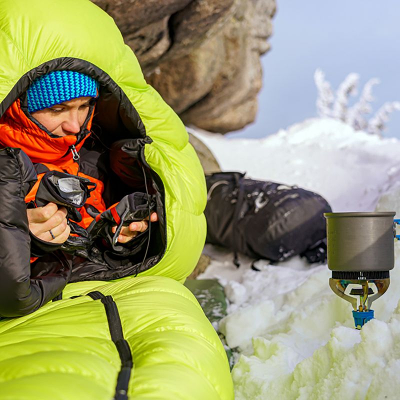 Sleeping bag AURA AR 300 195 cm lime green 15