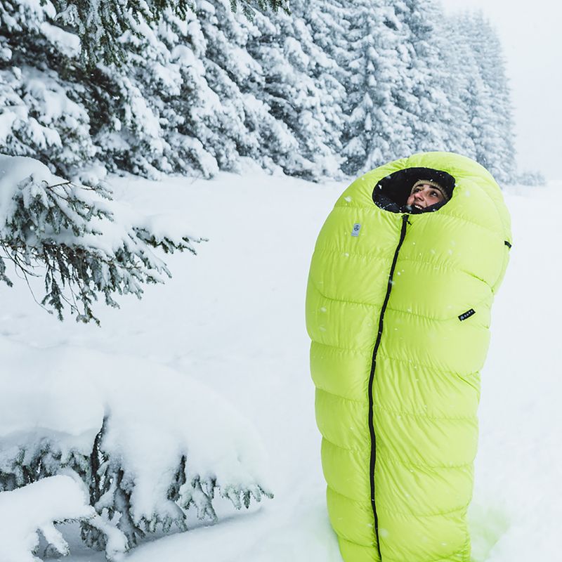Sleeping bag AURA AR 300 195 cm lime green 17
