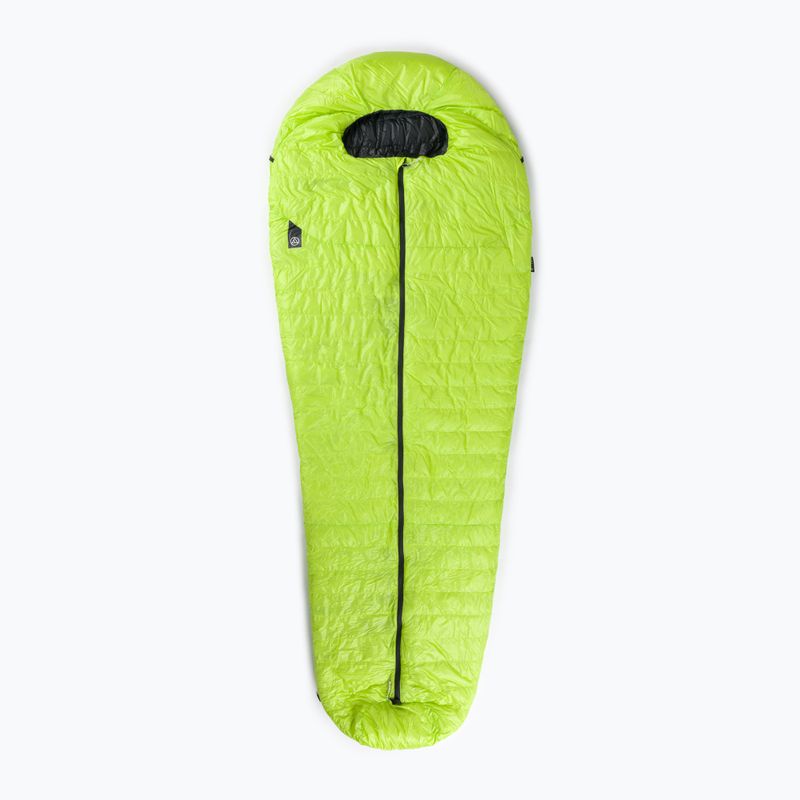 Sleeping bag AURA AR 300 195 cm lime green