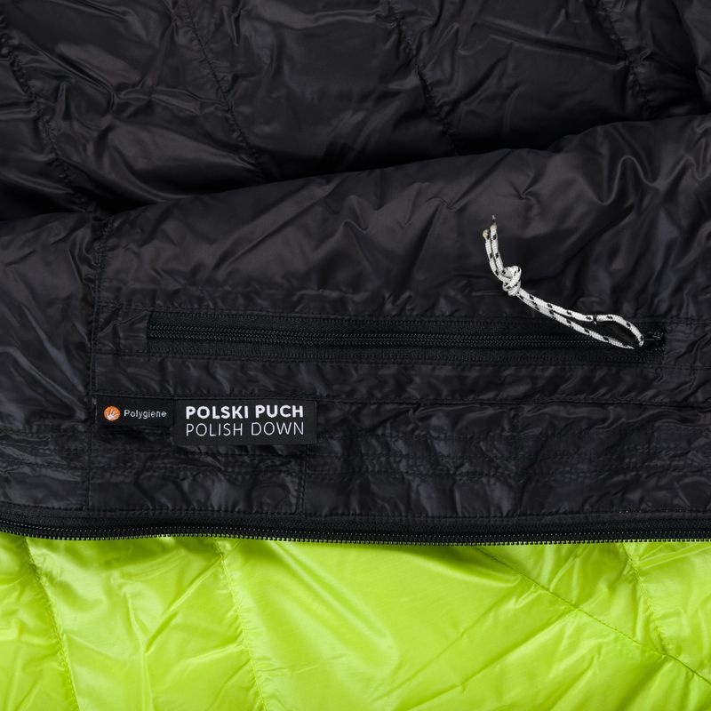 Sleeping bag AURA AR 300 195 cm lime green 10