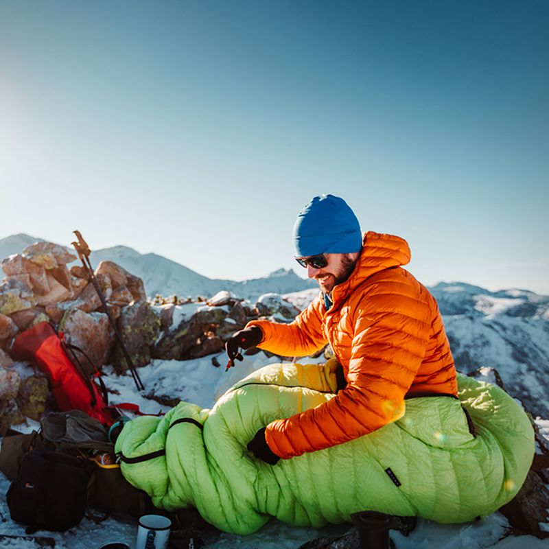 Sleeping bag AURA AR 450 195 cm lime green 16