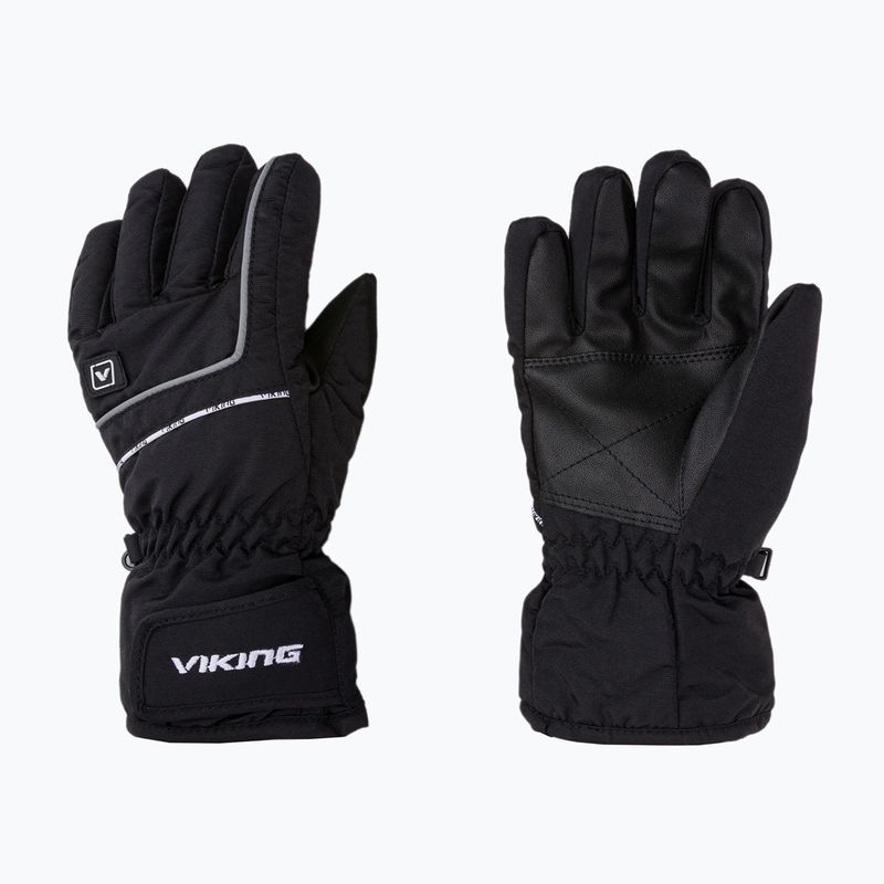 Viking Kevin children's ski gloves black 120/11/2255
