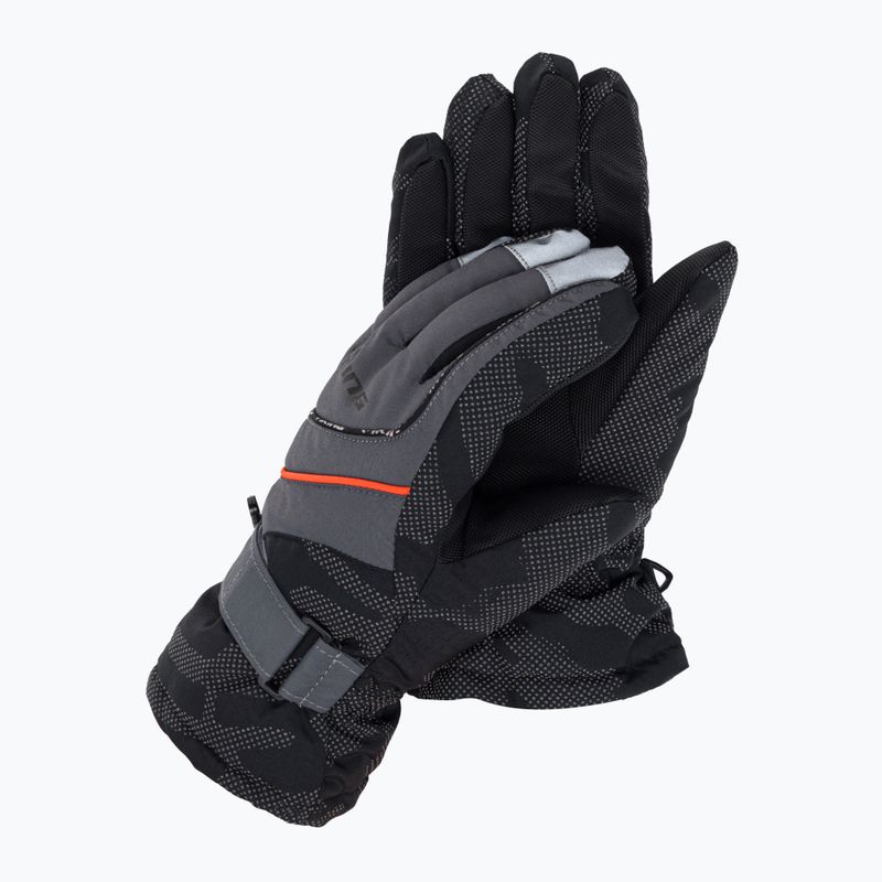 Viking Mate grey children's ski gloves 120193322