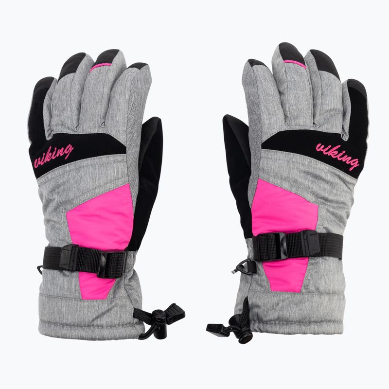 Women's ski gloves Viking Ronda Ski pink 113 20 5473 46 3
