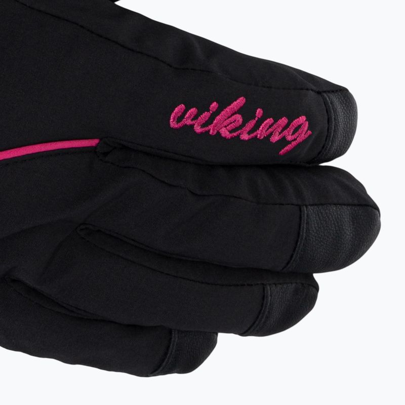 Women's ski gloves Viking Tesera Ski pink 113/21/7435/46 4