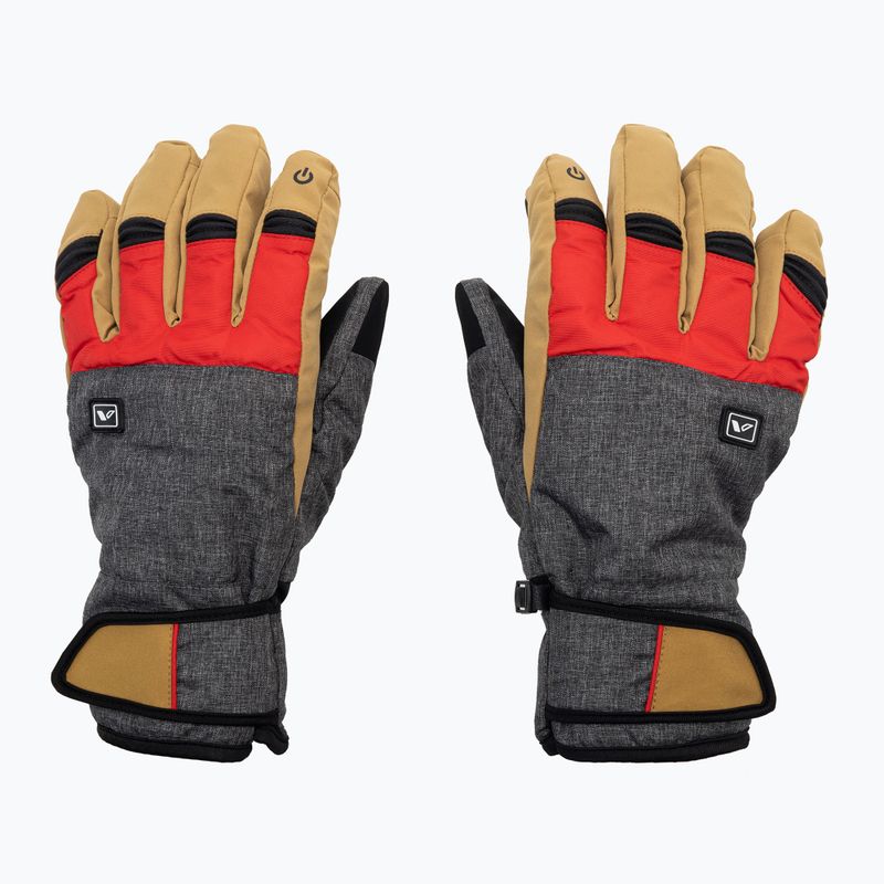 Viking Trevali Touch Phone System grey-yellow ski glove 110/21/0897 3