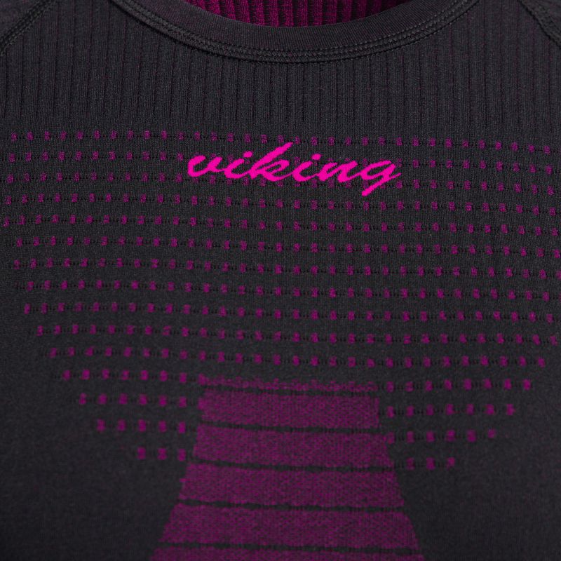 Women's thermal underwear Viking Etna black/pink 500/21/3090 9