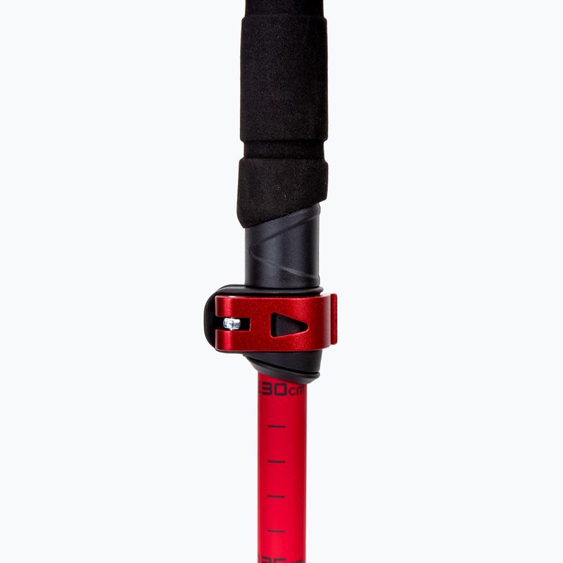 Viking Spider ski poles black/red 5