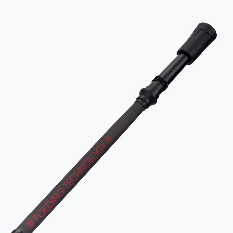 Viking Spider ski poles black/red 10