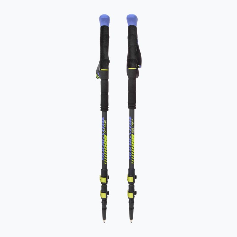 Viking Carbo Lite lime/blue trekking poles 5