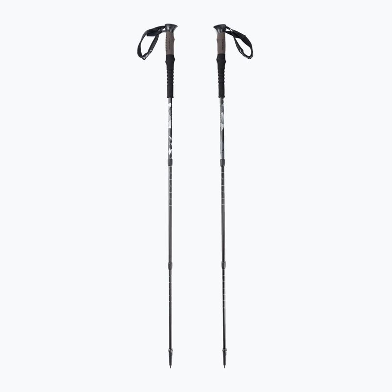Viking trekking poles Nelio Pro 09 black/grey 610/22/2960/09