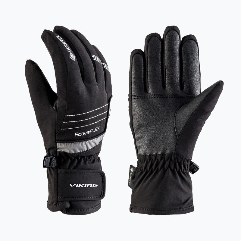 Children's ski gloves Viking Helix GTX dark grey